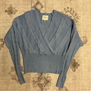 Cute Blue fitted sweater